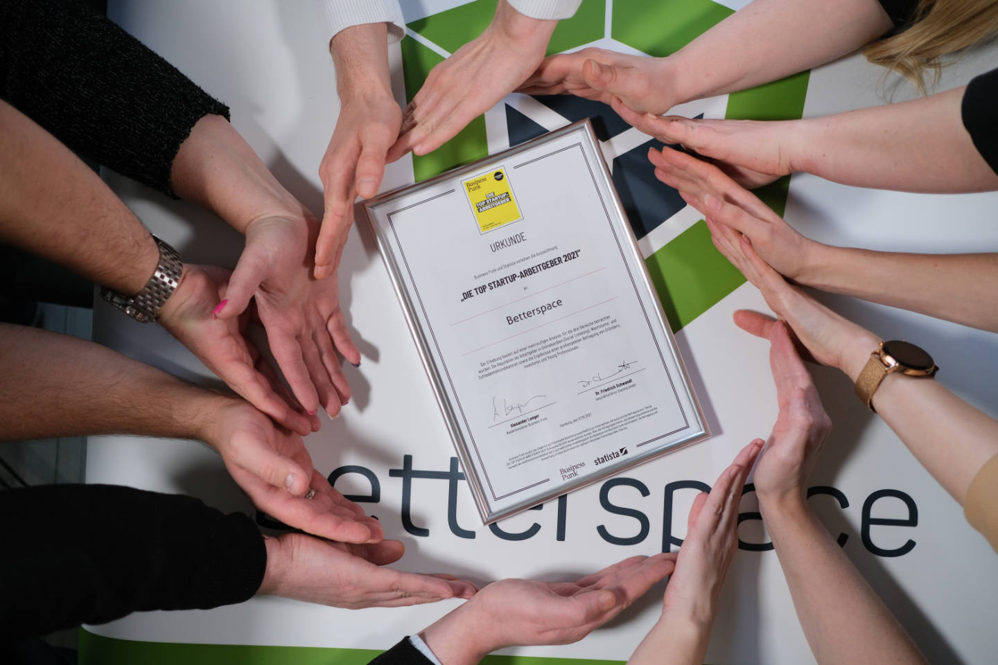 Betterspace awarded as top employer 2021